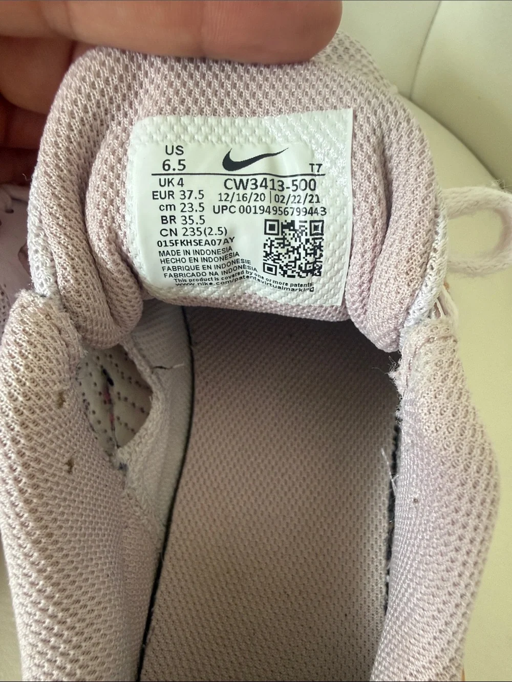 Nike Downshifter 11 Pink Blush Sneakers Mesh Lightweight for Road Running Sz 6.5 - Picture 7 of 14